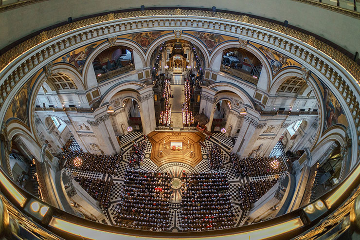 A service at St Paul's Cathedral