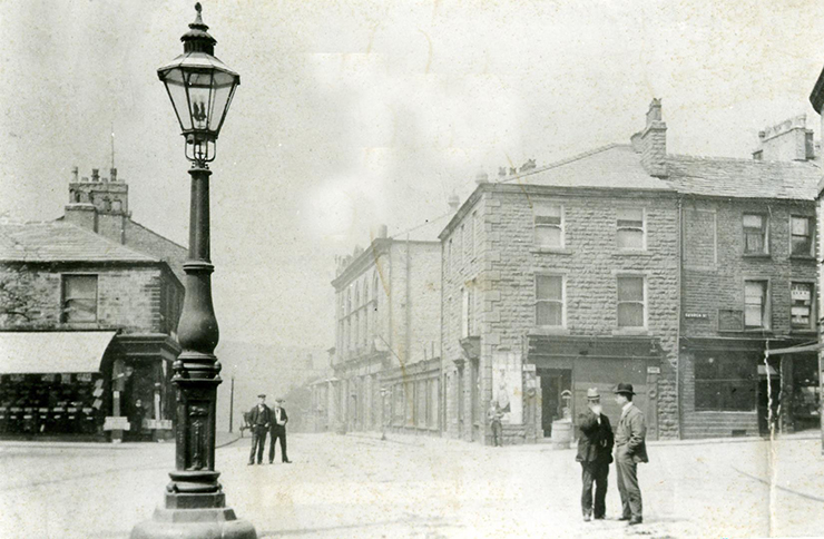 Big lamp in Haslingden town centre