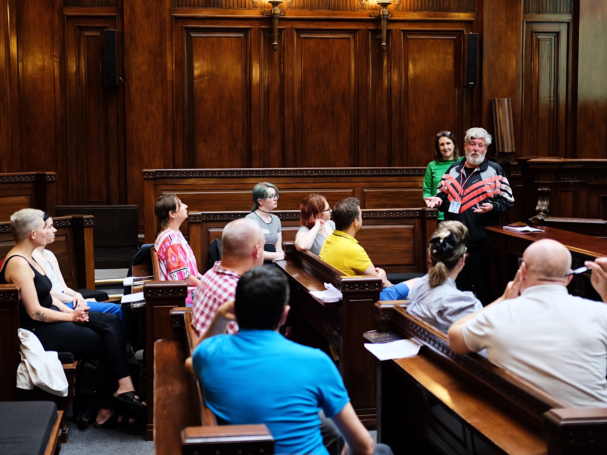 People in a court room