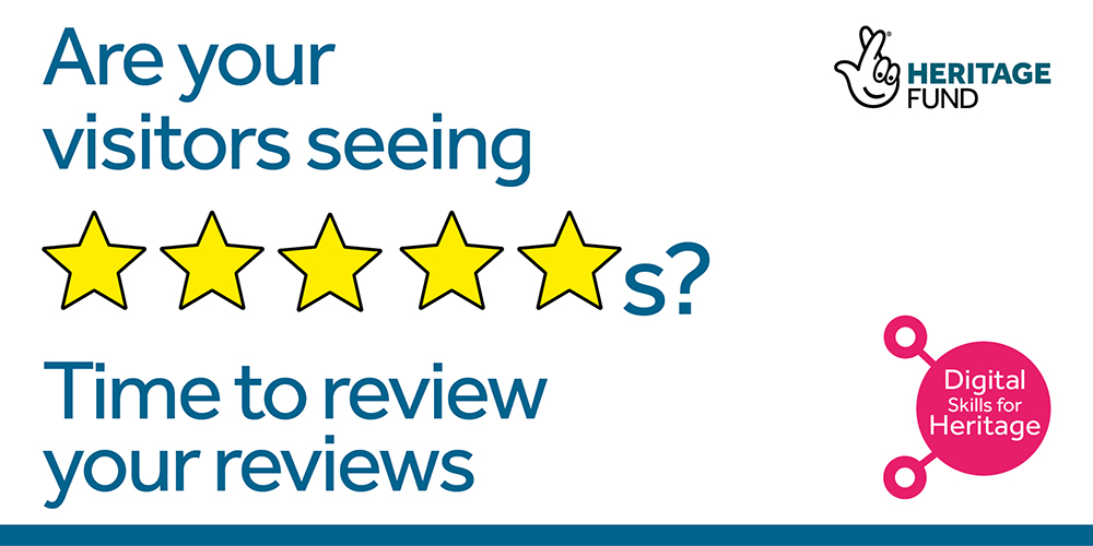 Review your reviews Twitter graphic