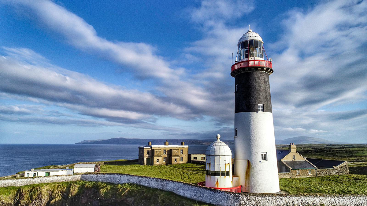 Lighthouse on island 