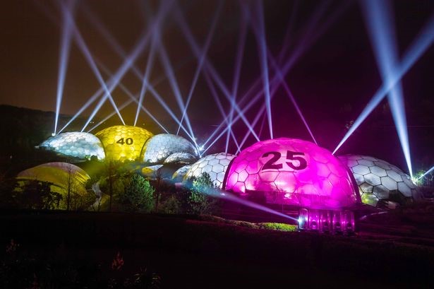 Eden project made to look like National Lottery balls