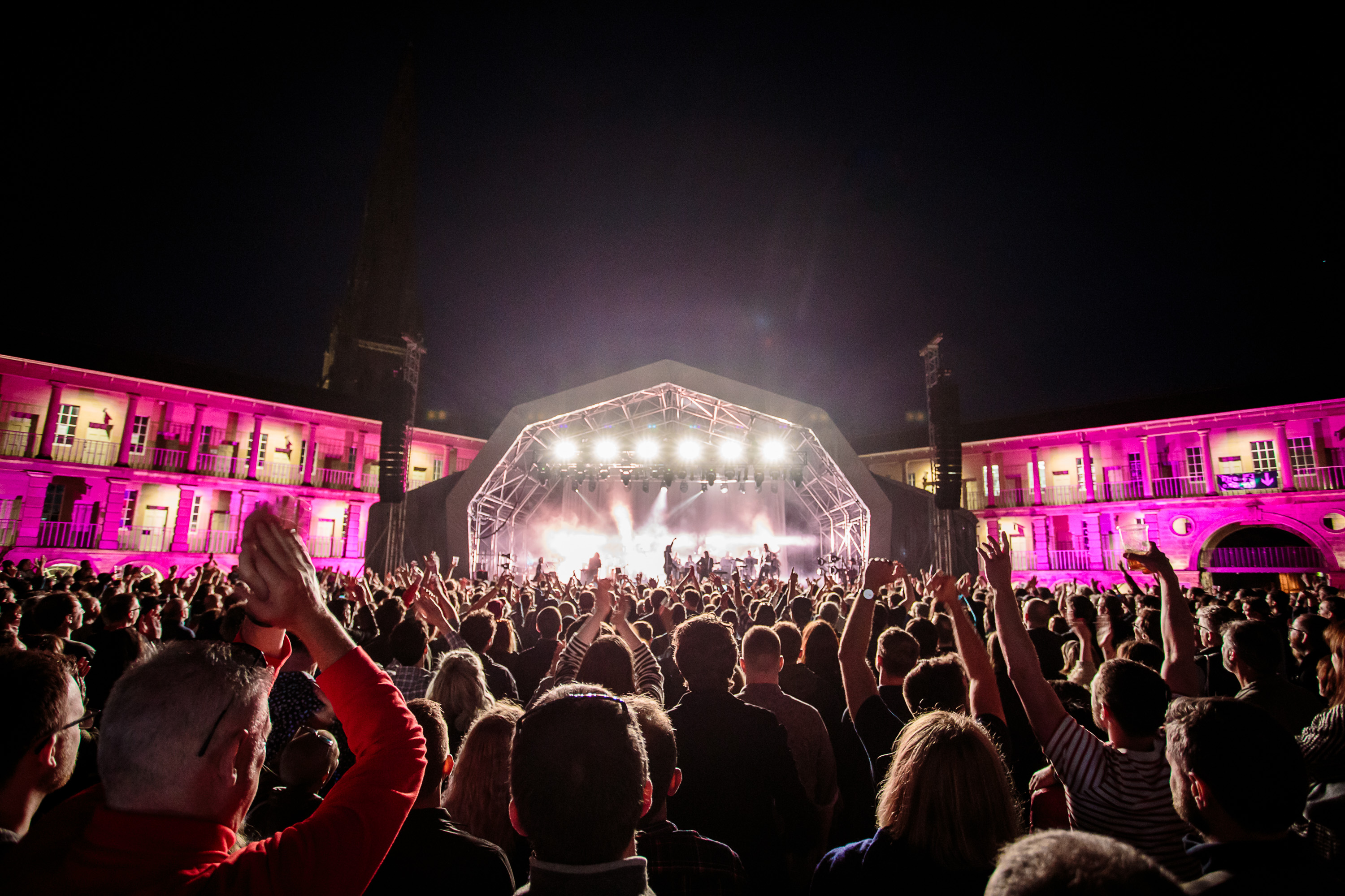 A concert at The Piece Hall