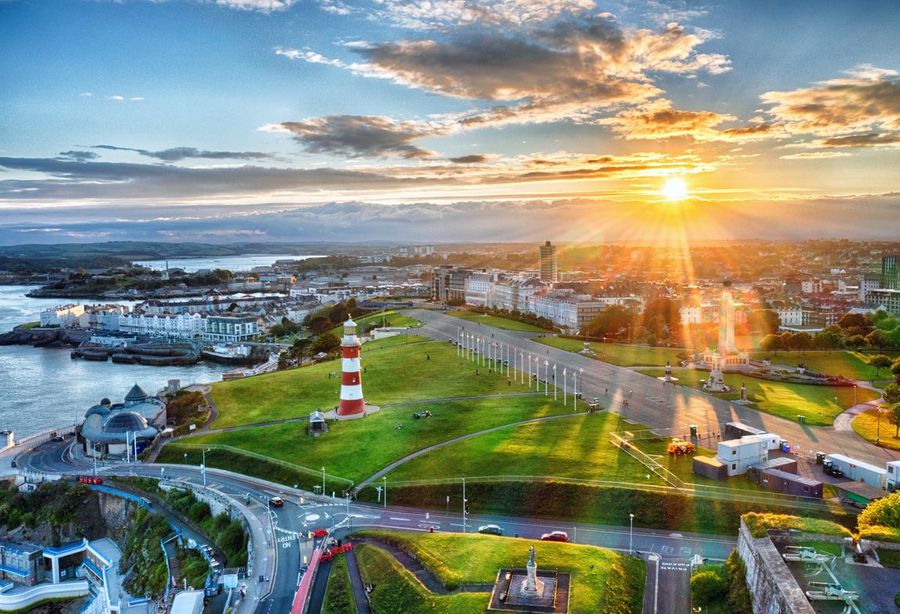 Image of Plymouth Sound at Sunrise