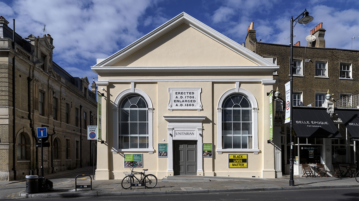 Newington Green Meeting House from outside 