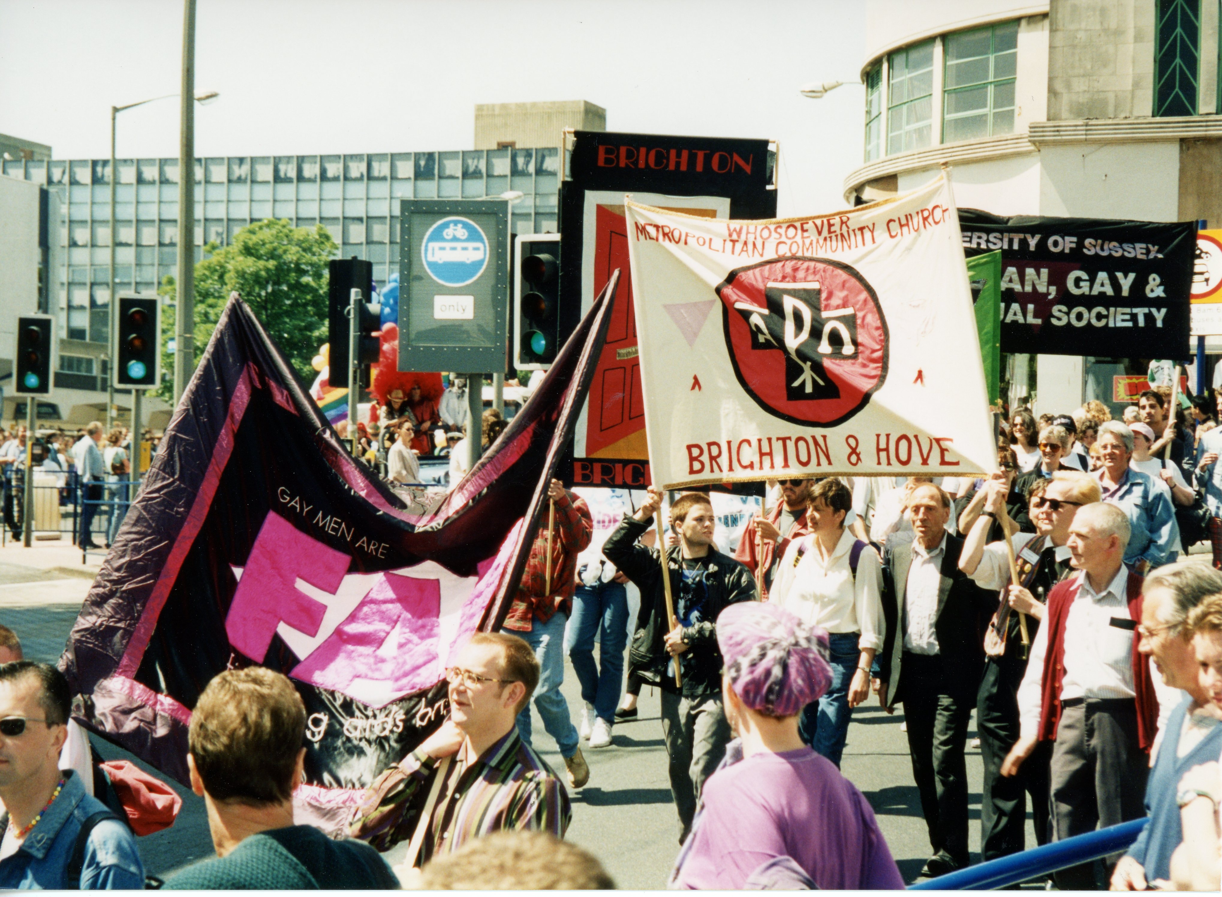Brighton Pride march