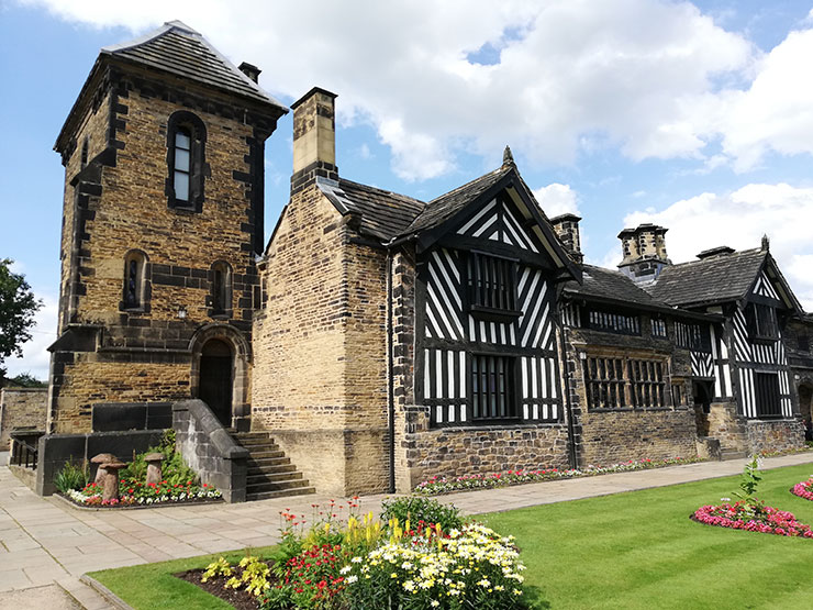 Outside shot of Shibden Hall, Edinburgh