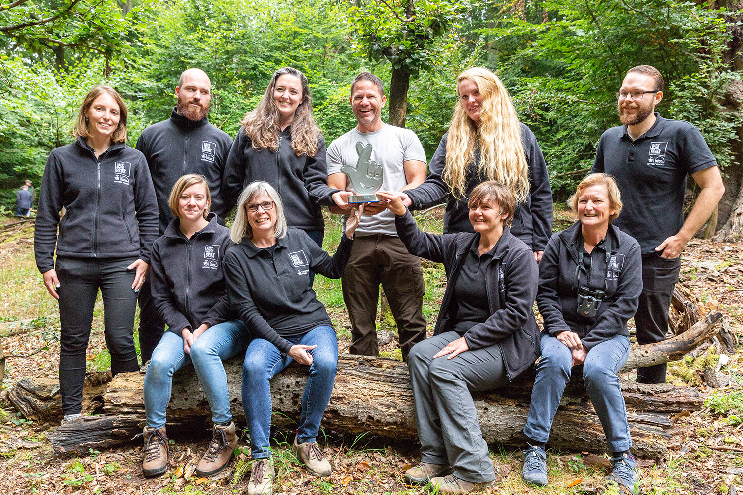 Steve Backshall and the Back from the Brink team