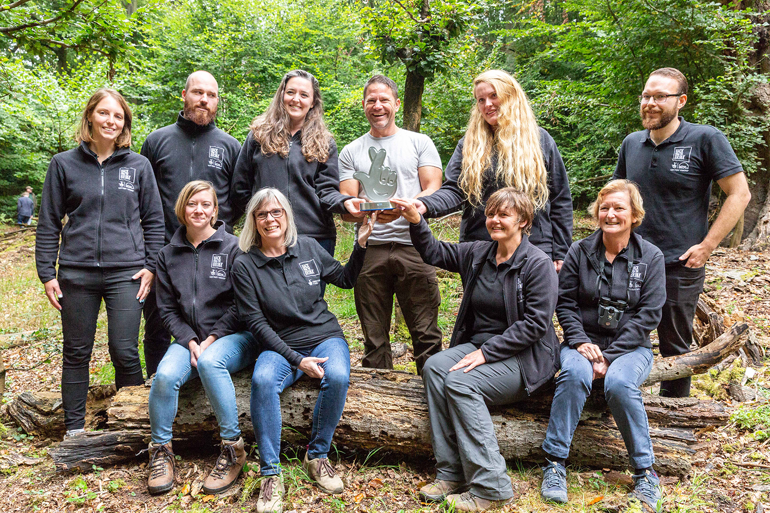 Steve Backshall and Back from the Brink team