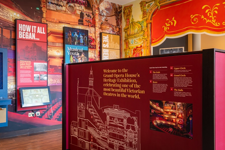 The Heritage Exhibition inside the Grand Opera House