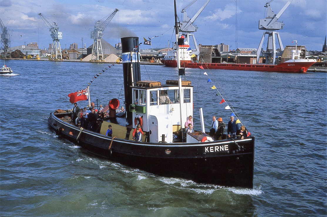 The Steam Tug Kerne at the Birkenhead River Festival