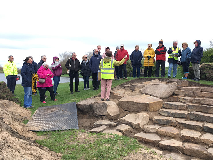 Visitors take a look around Fairhaven