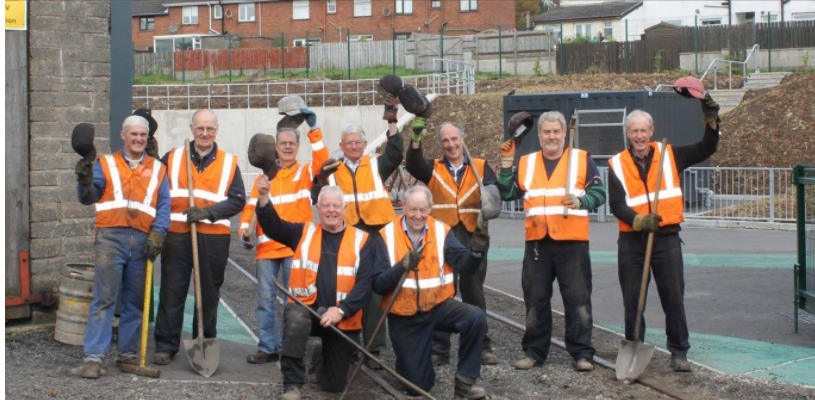 Volunteers at Whitehead Railway station