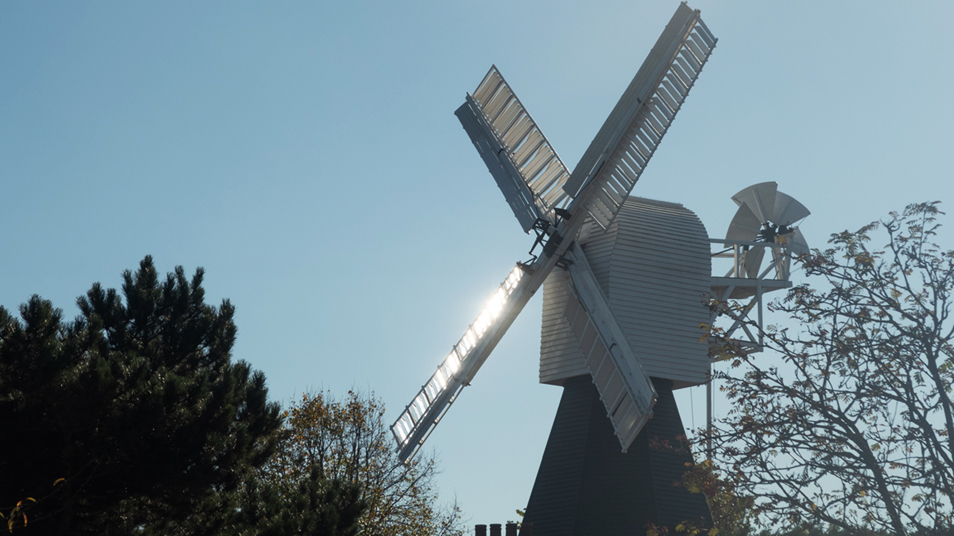 A view of the Wimbledon Windmill Museum