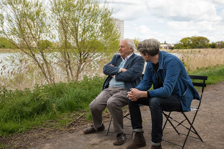 David Attenborough at Woodberry Wetlands 