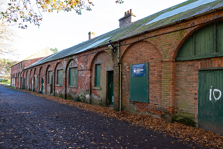 Exterior view of Silverburn Flax Mill