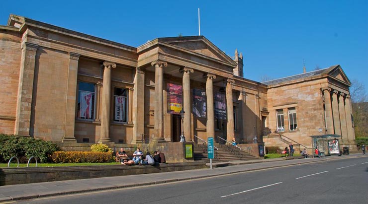 Exterior of Paisley Museum