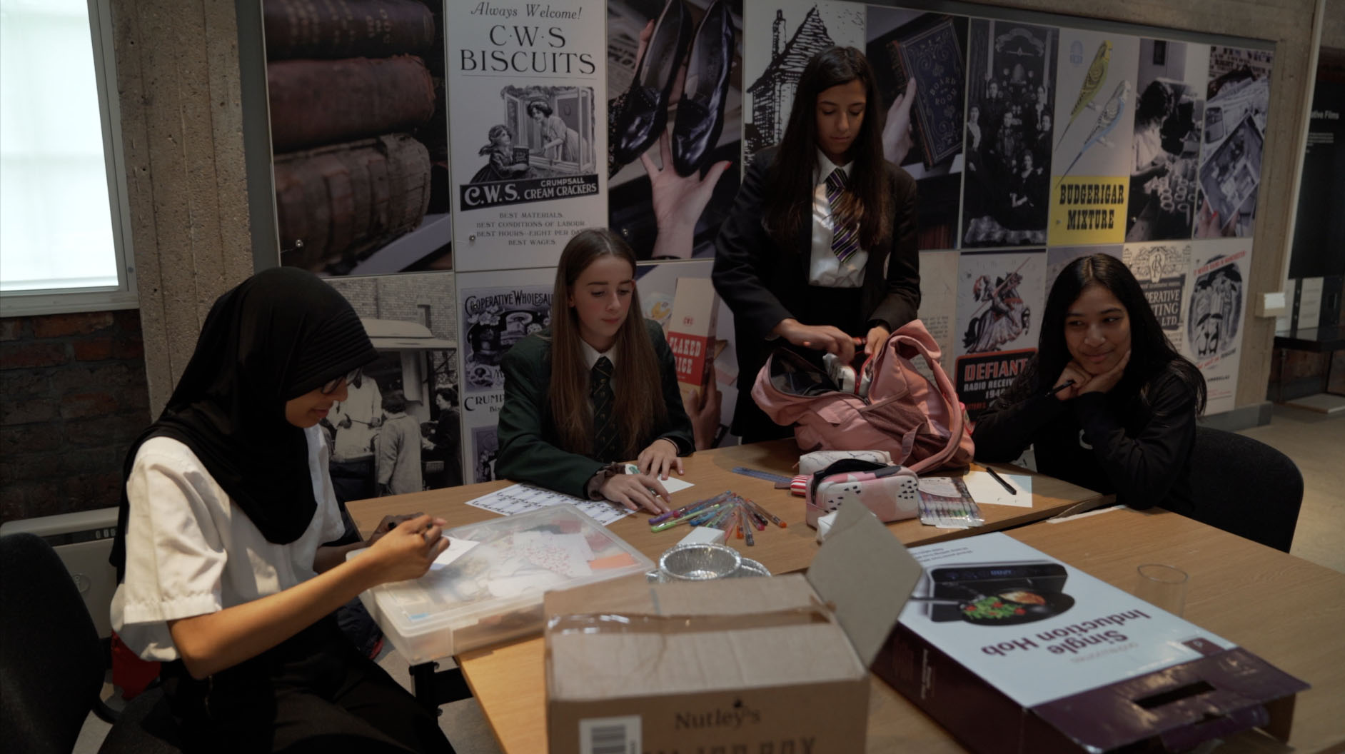 Young women in Pioneers Museum