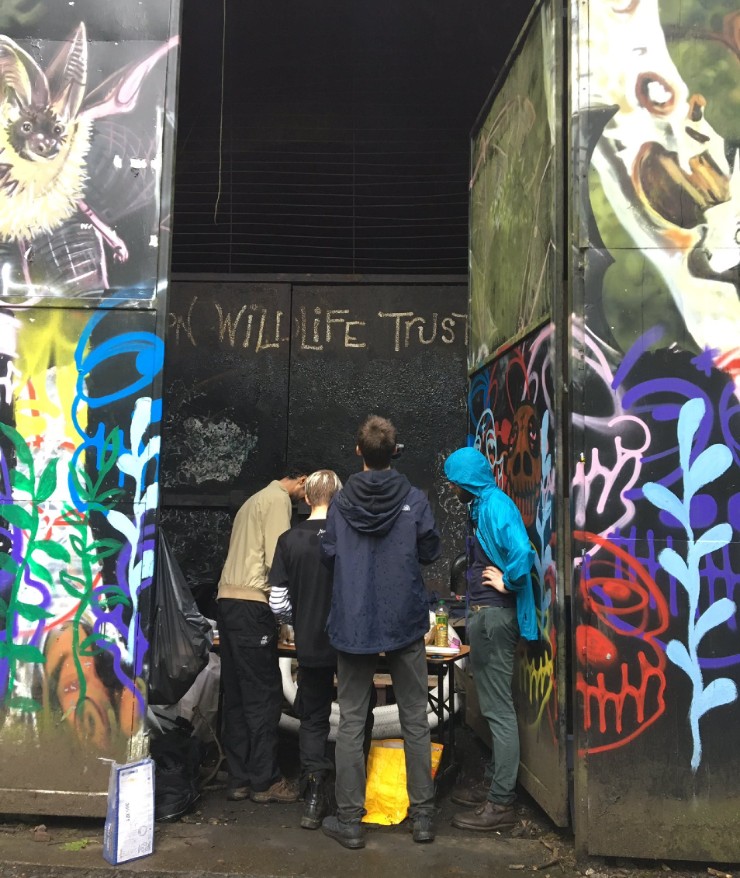 Teenagers at London Wildlife Trust
