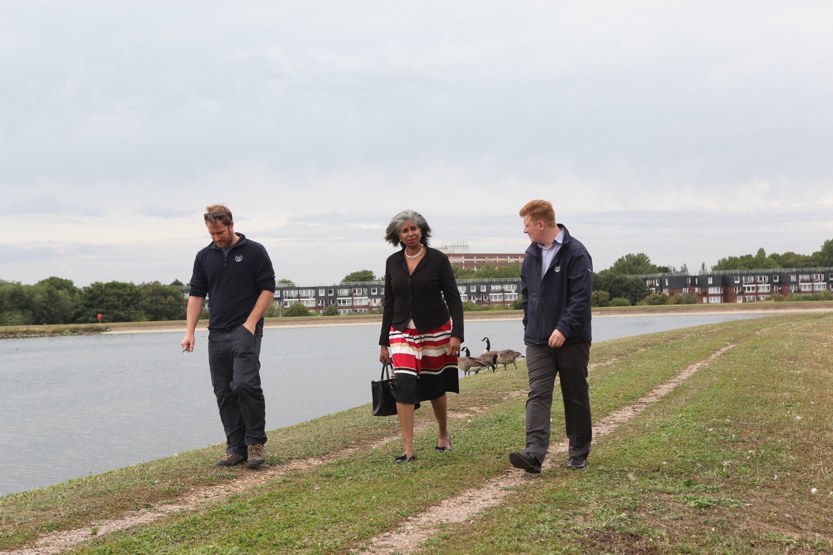 Blondel Cluff visits Walthamstow Wetlands Blondel Cluff visits Walthamstow Wetlands