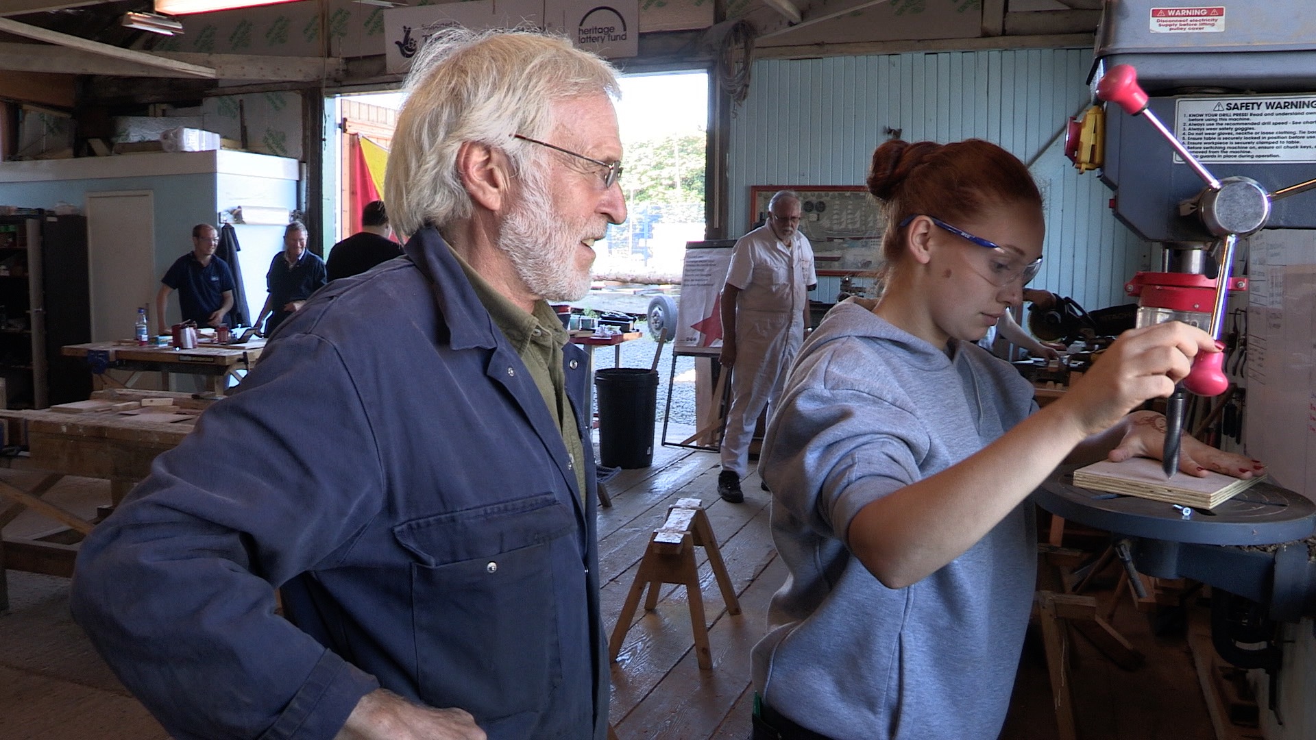 Changing Lives: Anchors aweigh for Blyth Tall Ship apprentices Saffron is taught the basics by a volunteer trainer