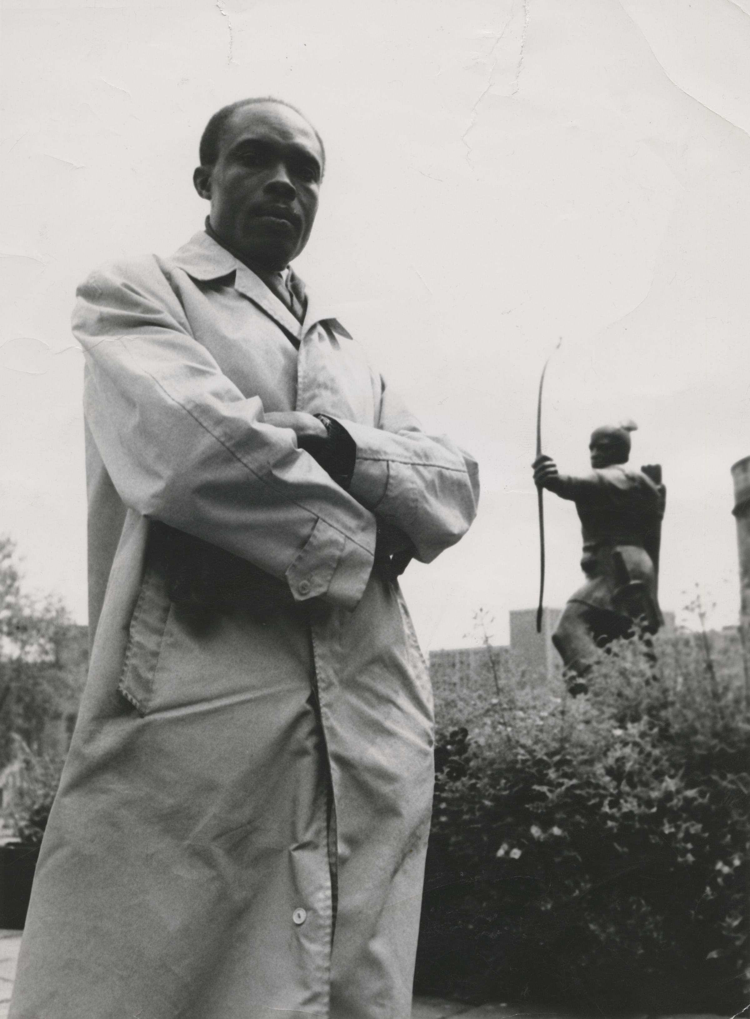 Man in overcoat