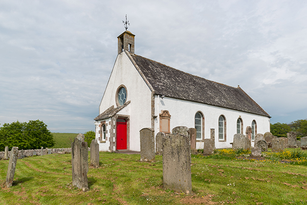 Oxnam Kirk, in the village where John Richardson grew up Oxnam Kirk, in the village where John Richardson grew up