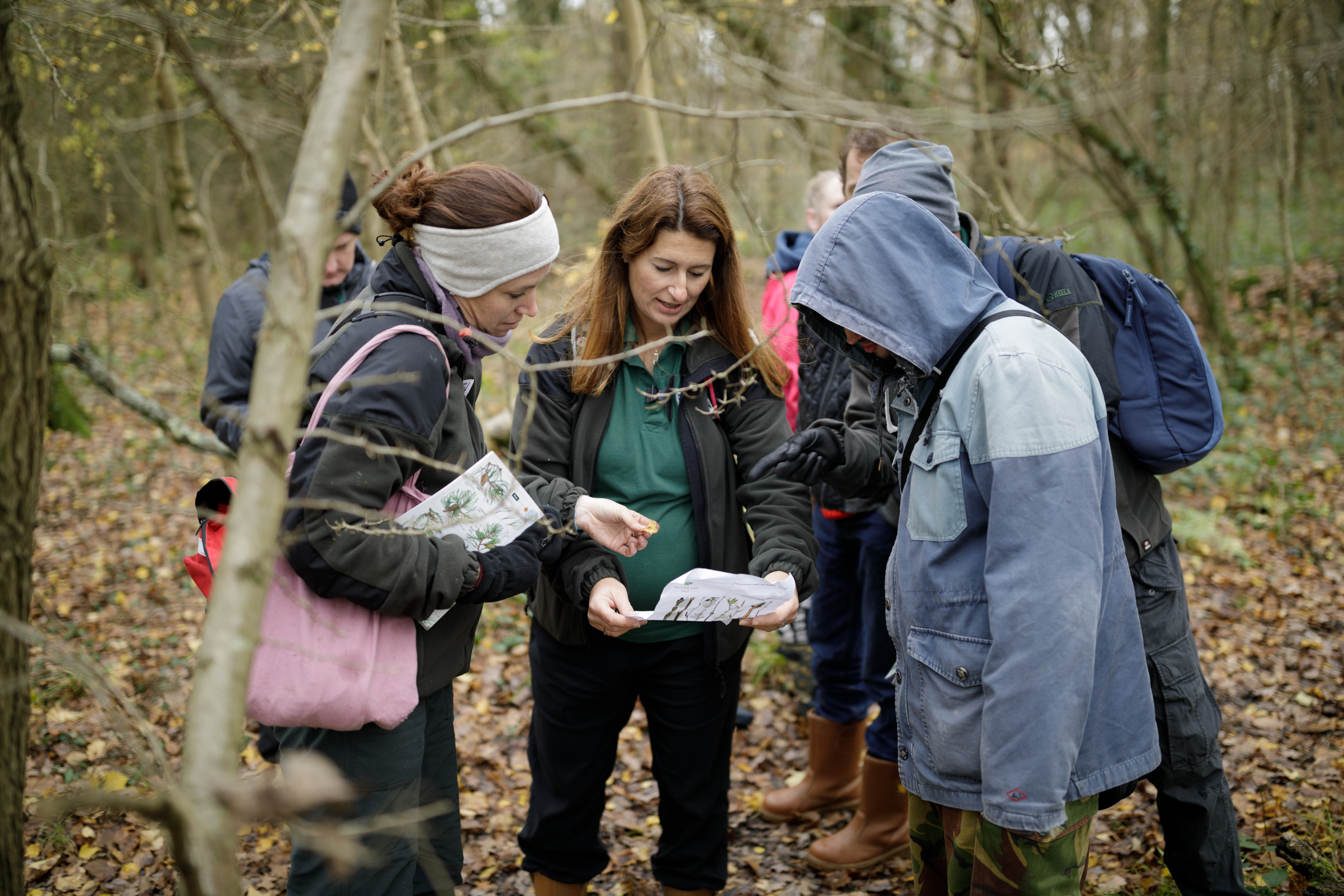 Changing lives: Keeley goes from finance to forests Keeley leading a nature walk at The Firs