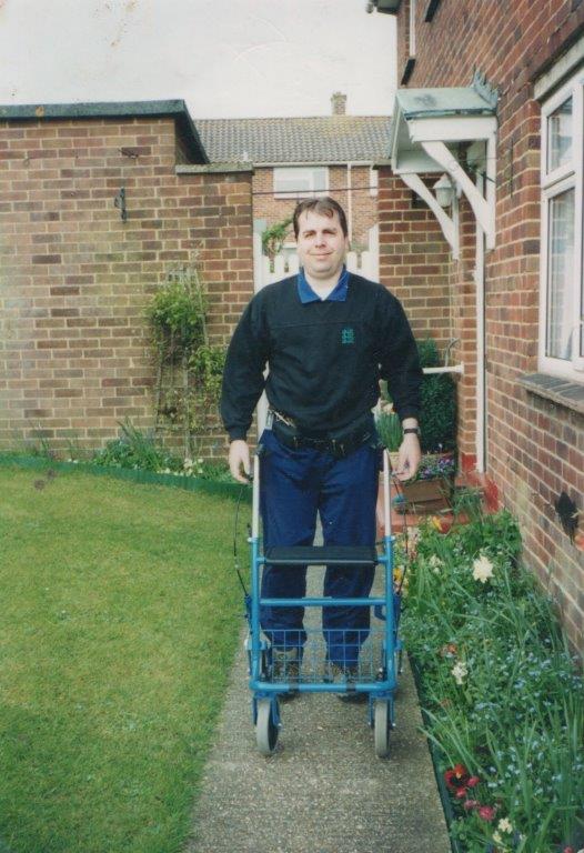 Neil Clements back up and walking Neil Clements back up and walking