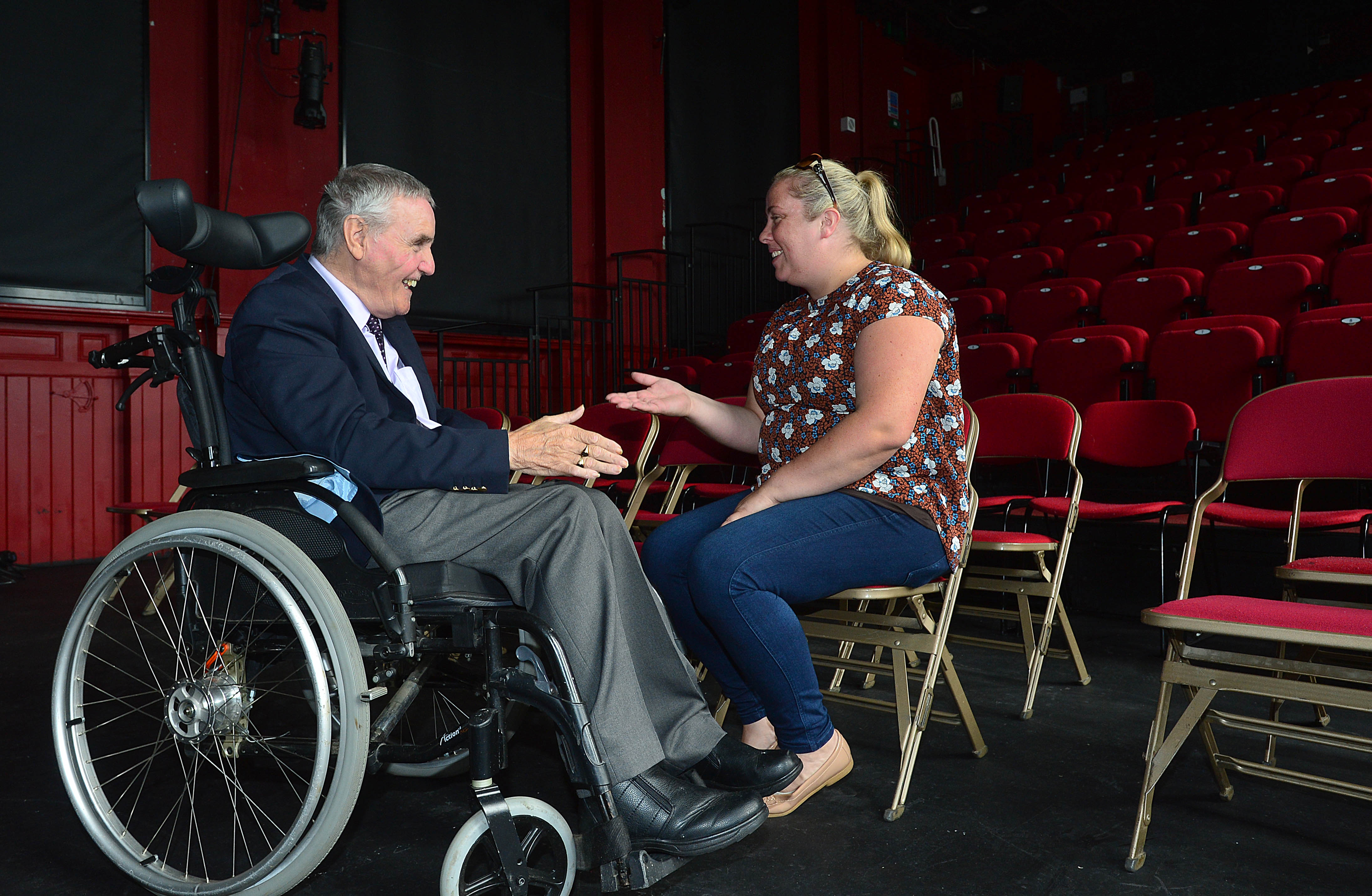 Frankie Clifford and his care assistant Shona McEleney Frankie Clifford and his care assistant Shona McEleney