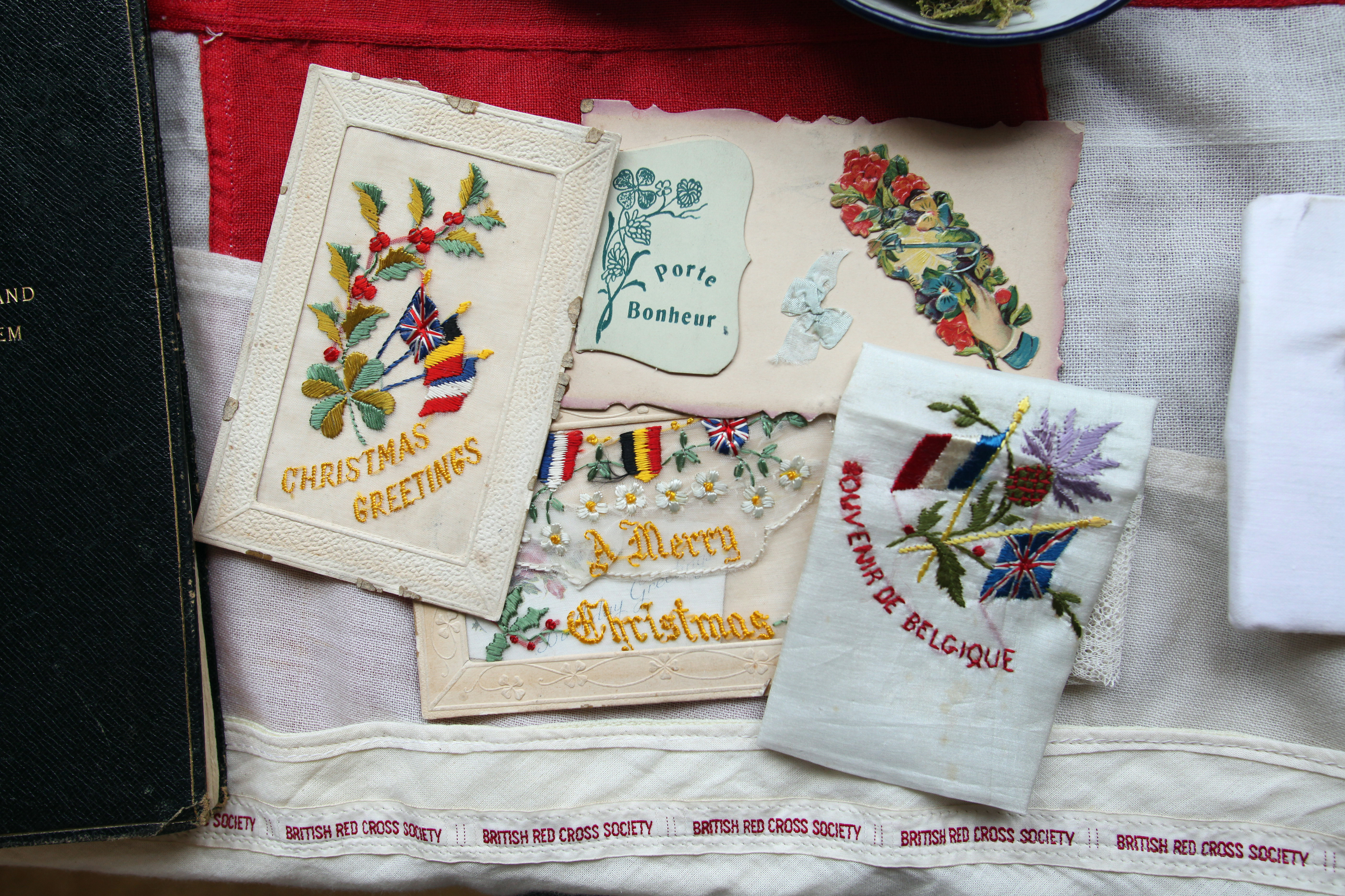 Embroidered cards from the First World War Embroidered cards from the First World War