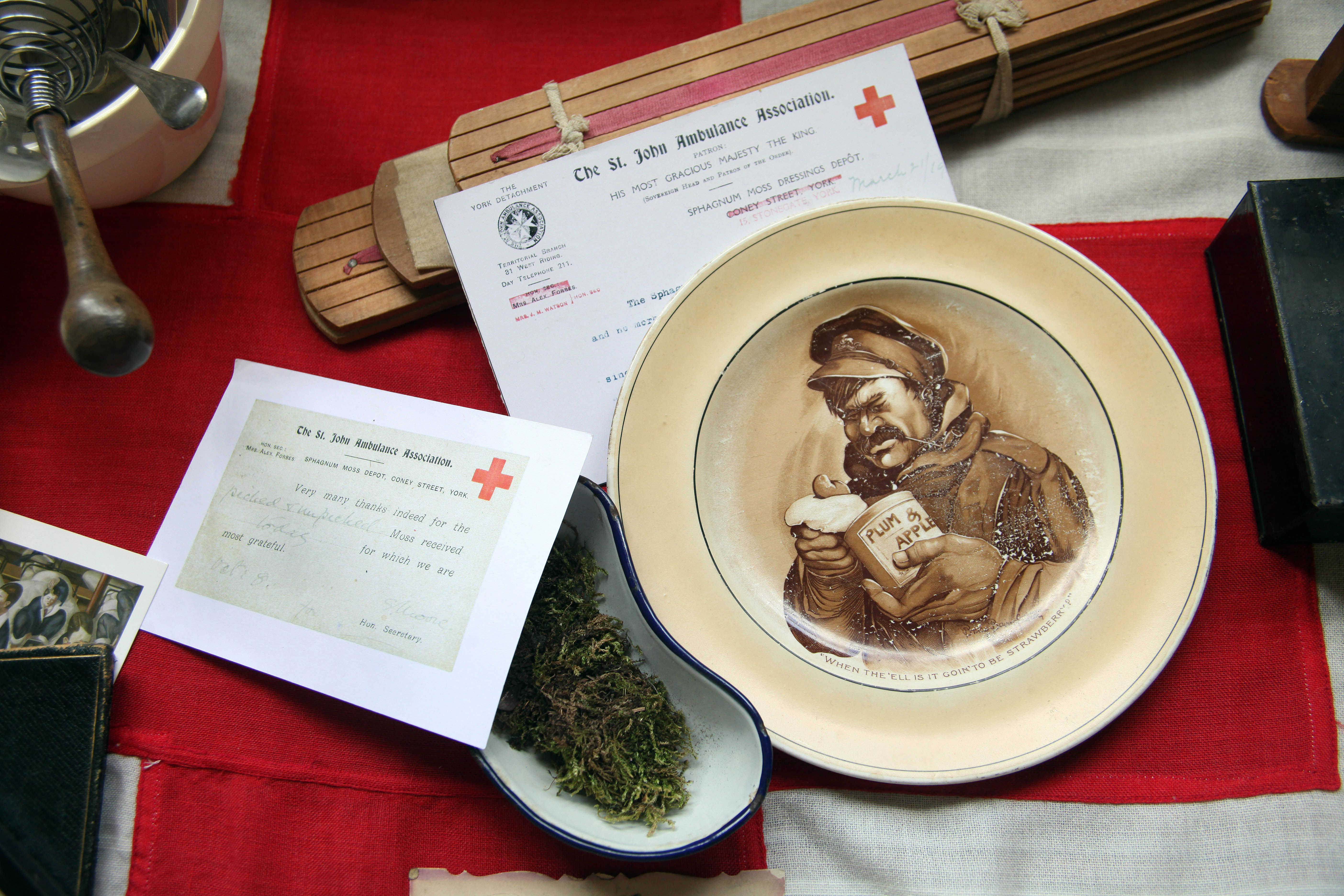 First World War artefacts from the Heritage Day Exhibition in Northallerton in March 2016 First World War artefacts from the Heritage Day Exhibition in Northallerton in March 2016