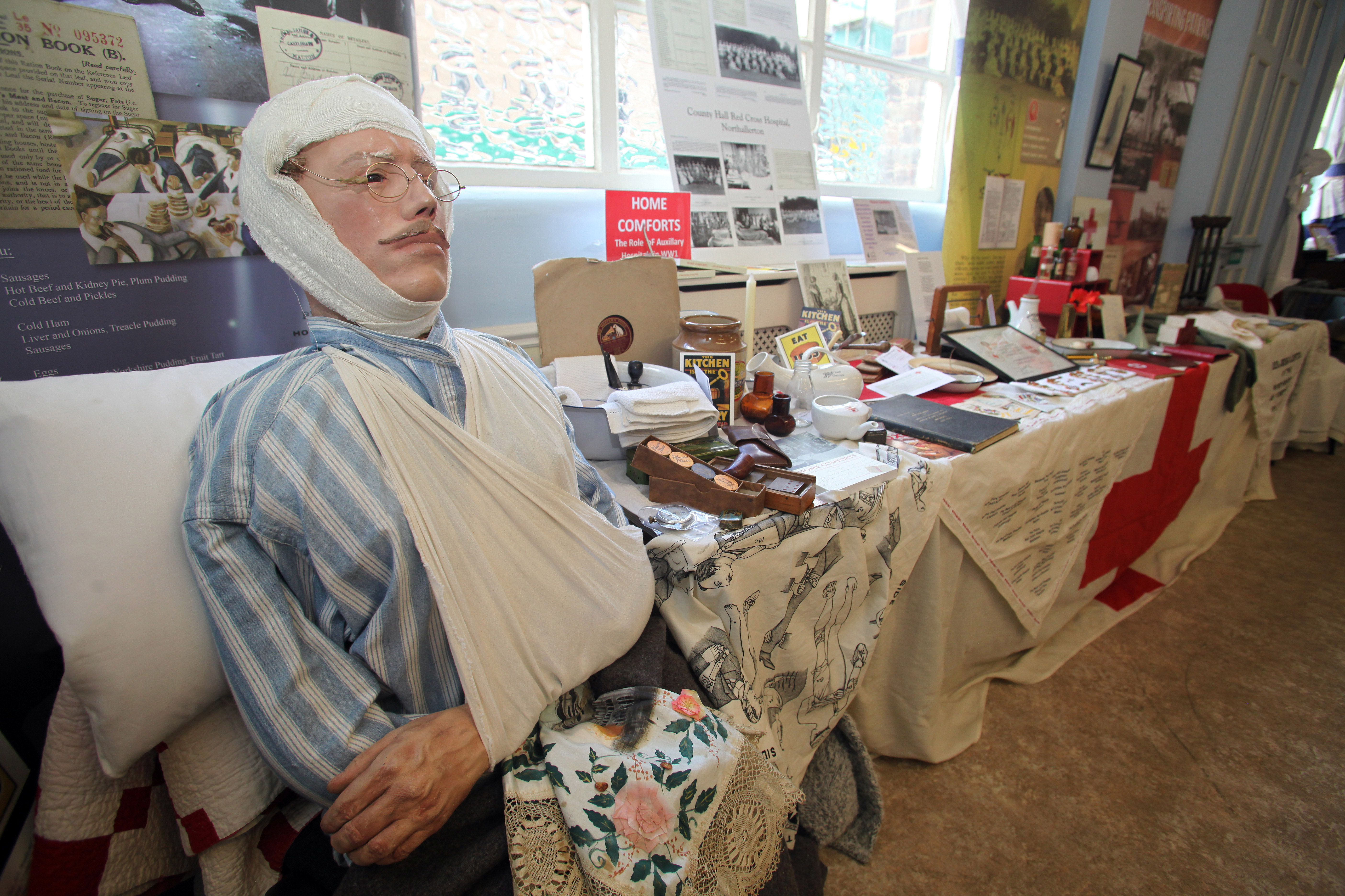 FWW artefacts at the Heritage Day Exhibition in North Yorkshire in March 2016 FWW artefacts at the Heritage Day Exhibition in North Yorkshire in March 2016