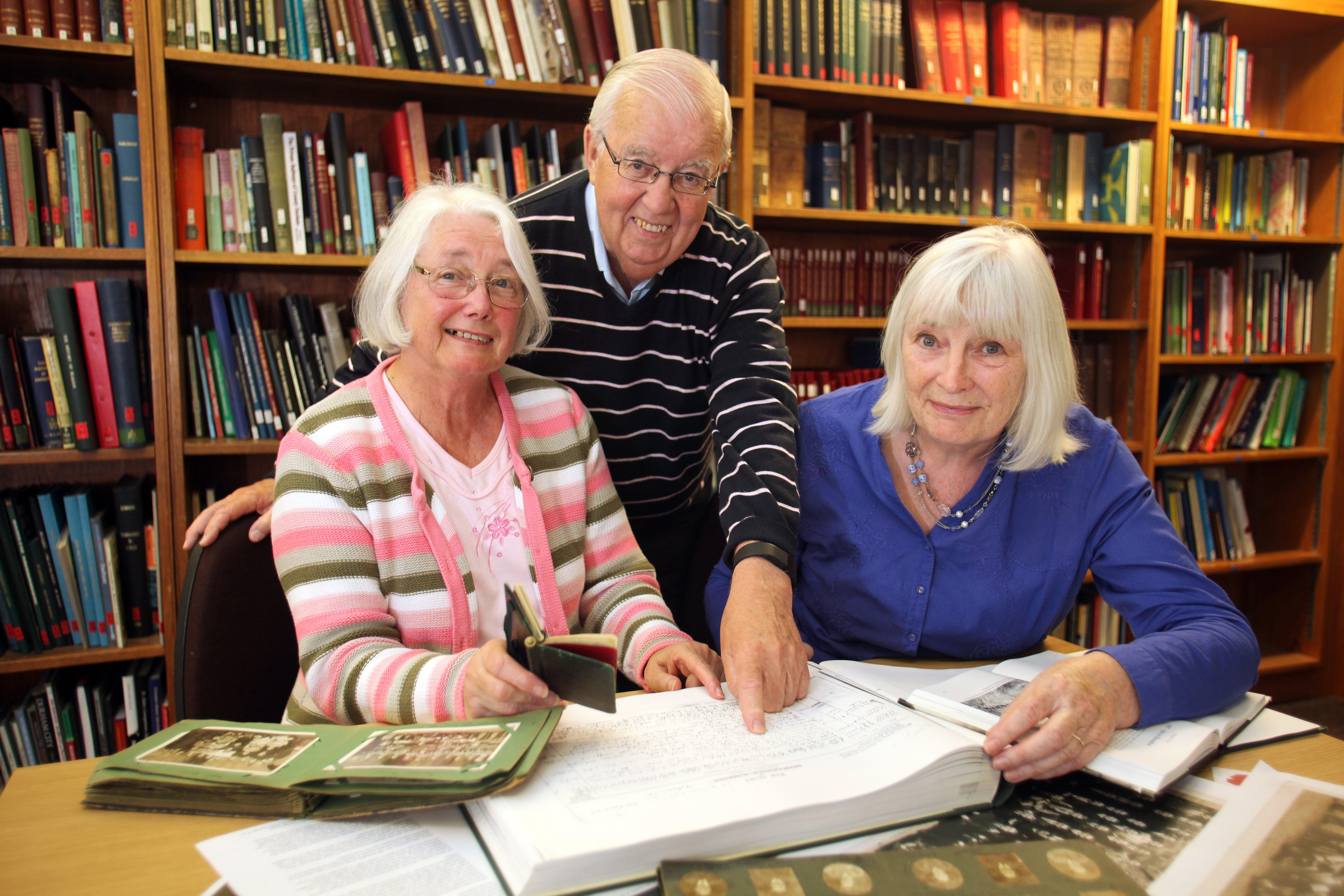Norma and Brian Corner with Margaret Eason Norma and Brian Corner with Margaret Eason