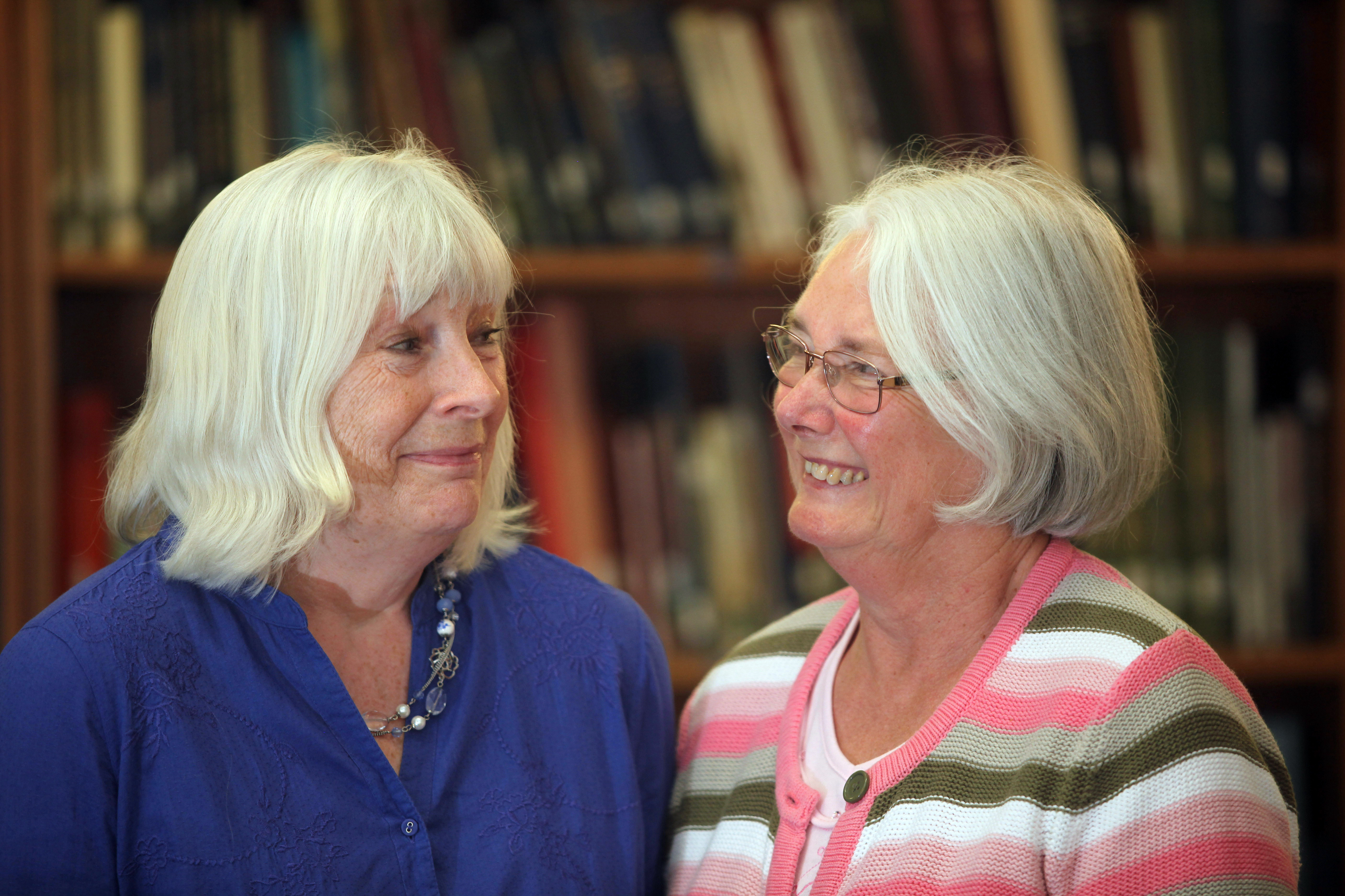 Margaret Eason and Norma Corner Margaret Eason and Norma Corner
