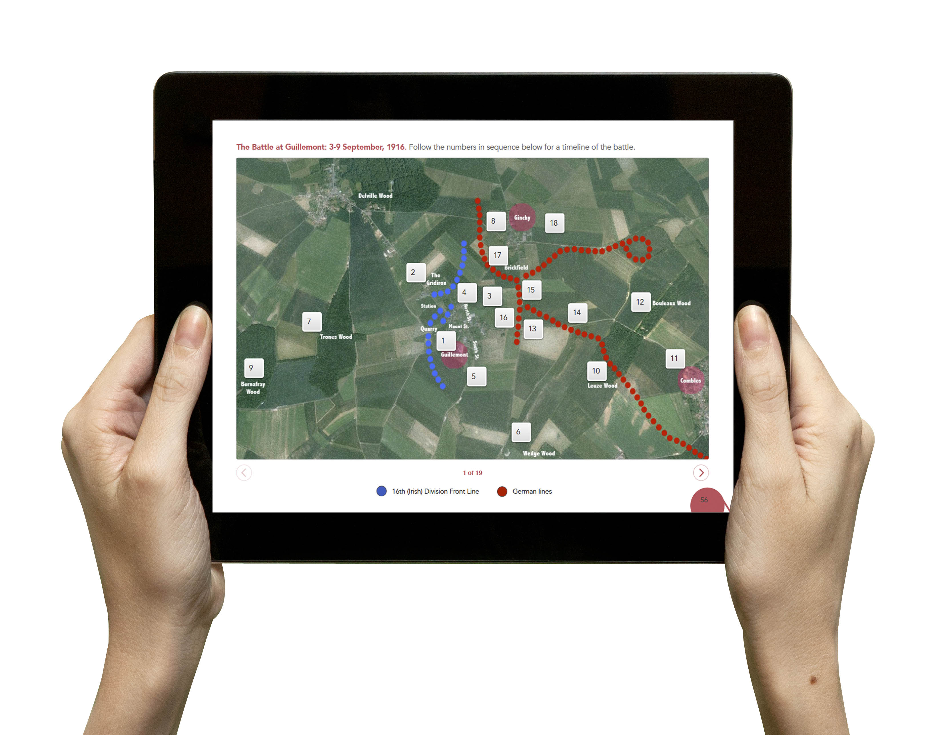iBook version of the Battle of Guillemont iBook version of the Battle of Guillemont