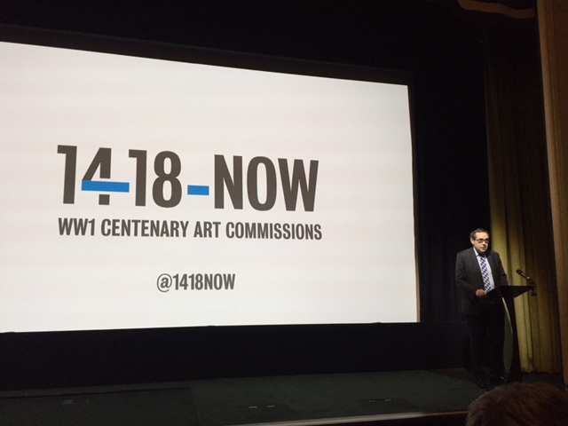 A personal war Sir Peter Luff announcing the 2016 14-18 NOW programme