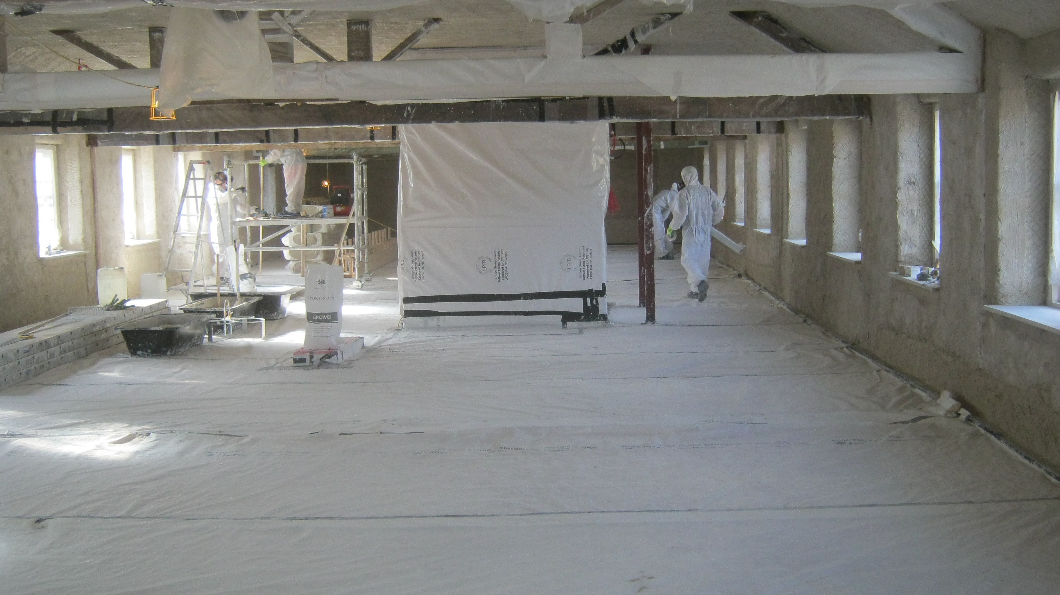 Scientists working at Cromford MIlls Scientists working at Cromford MIlls