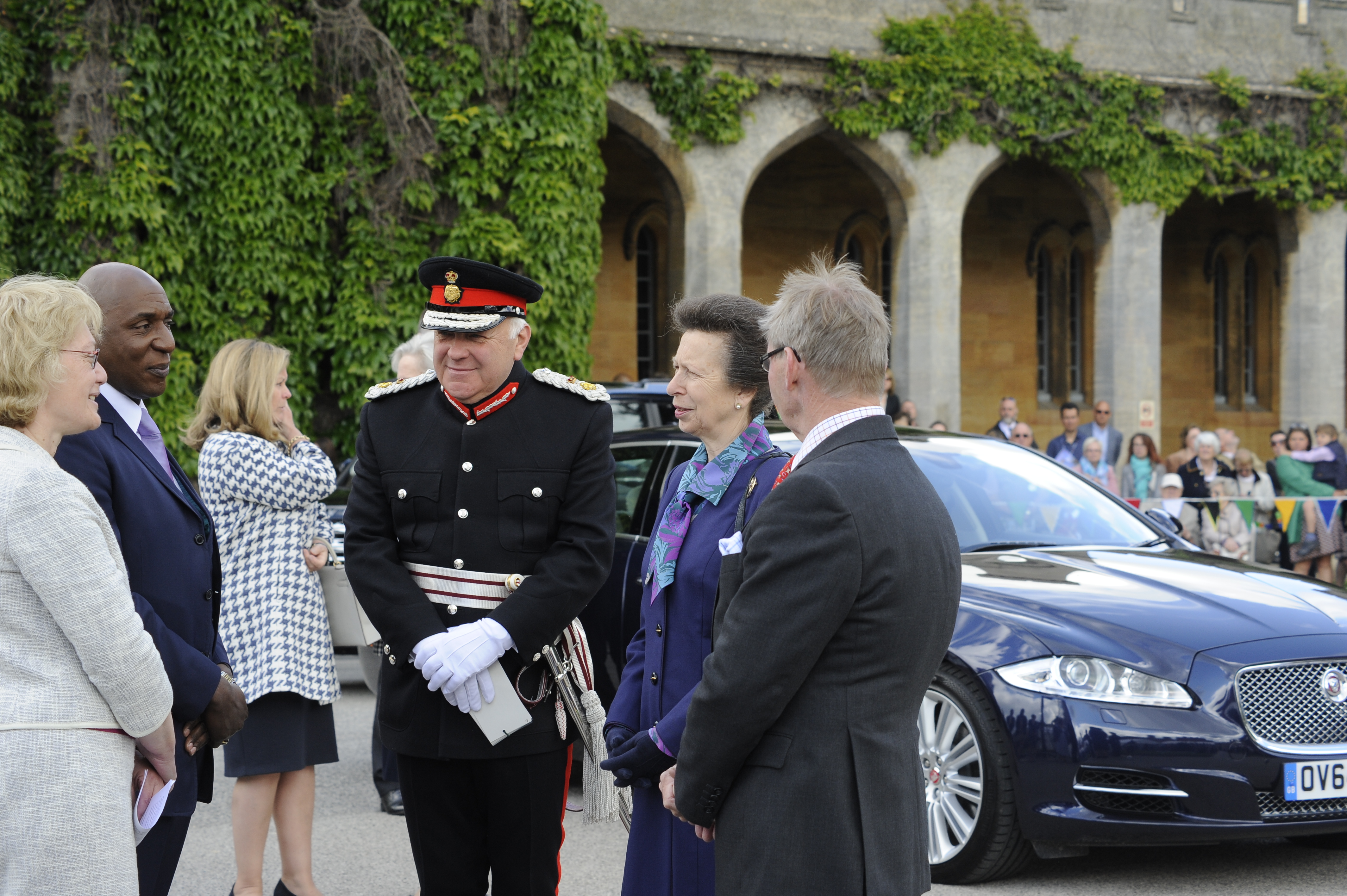 One big day The Princess Royal with Carole Souter and Toby Dennis - Lord Lieutenant of Lincolnshire