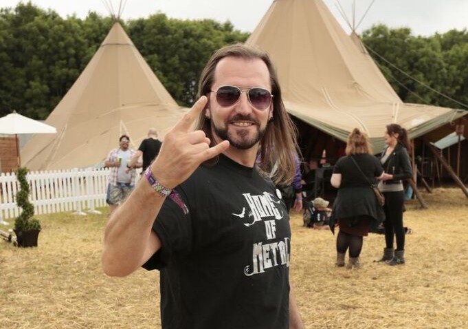 A heavy metal fan