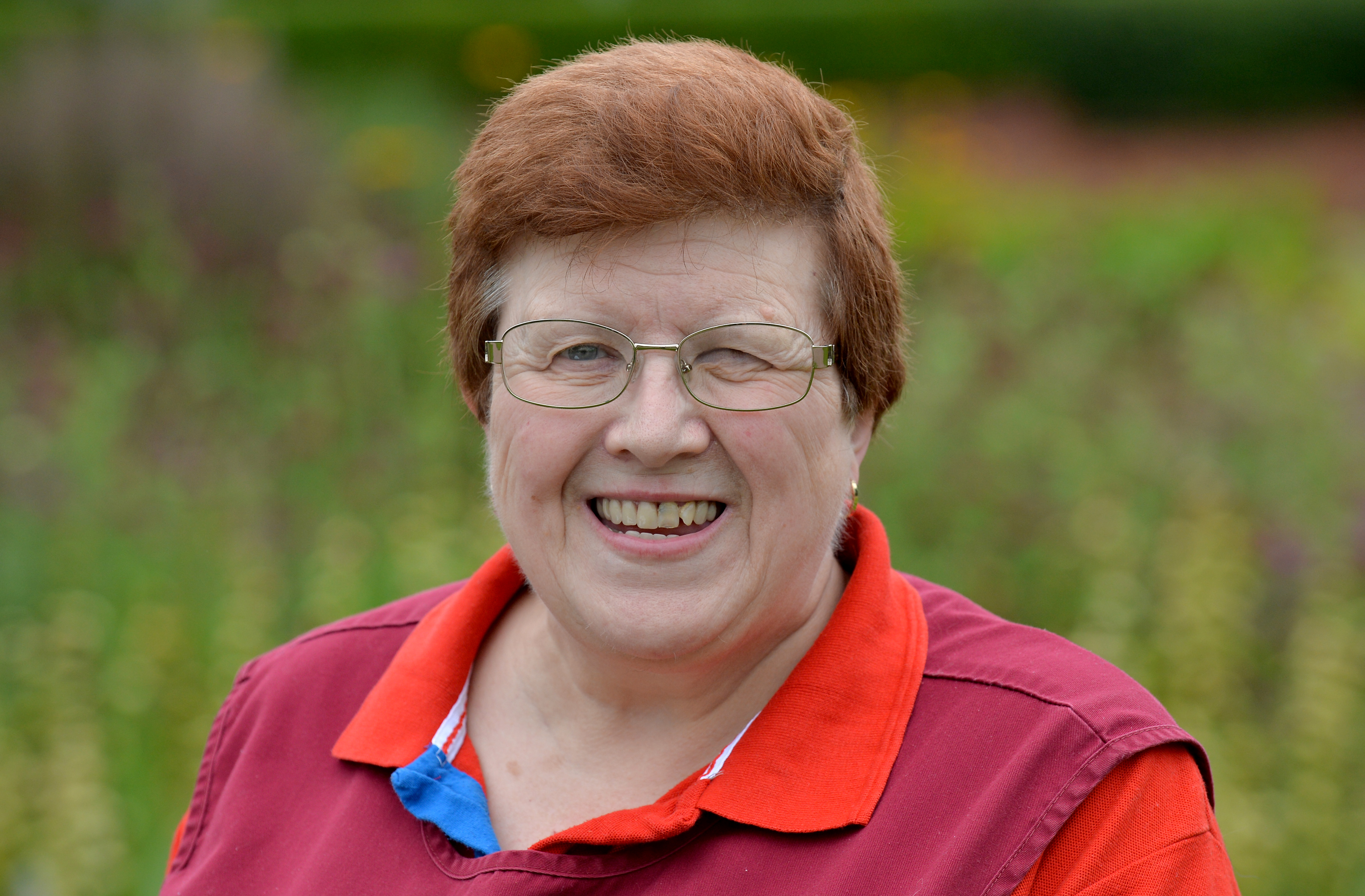 Patricia Roberts, a volunteer at Burslem Park Patricia Roberts, a volunteer at Burslem Park