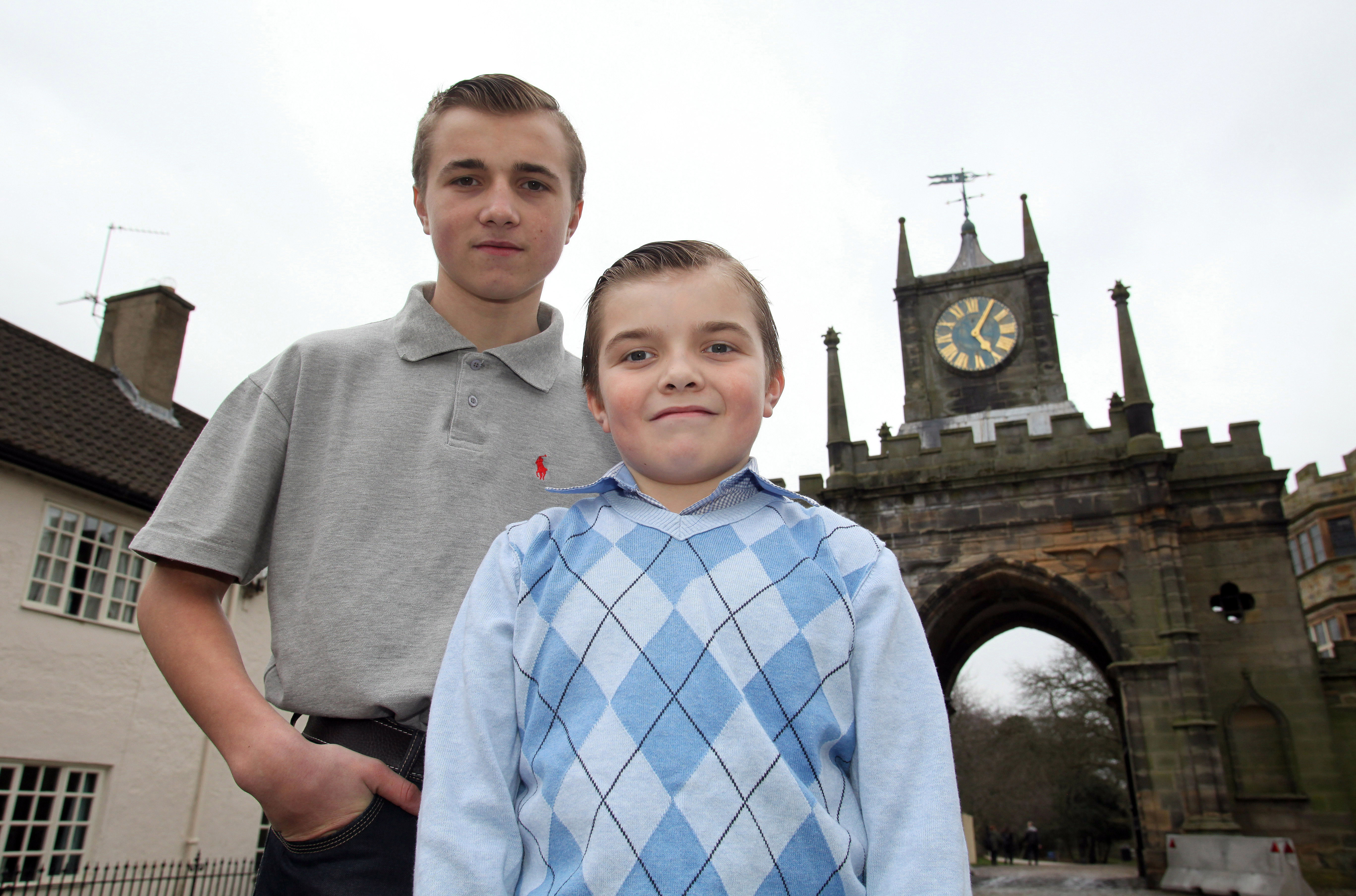 John and BillyJoe Robinson at Auckland Castle John and BillyJoe Robinson at Auckland Castle