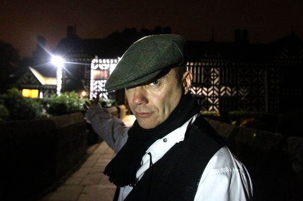 Graeme in Victorian dress, welcoming visitors to the Hall's Circus of Horrors 2016 Graeme in Victorian dress, welcoming visitors to the Hall's Circus of Horrors 2016