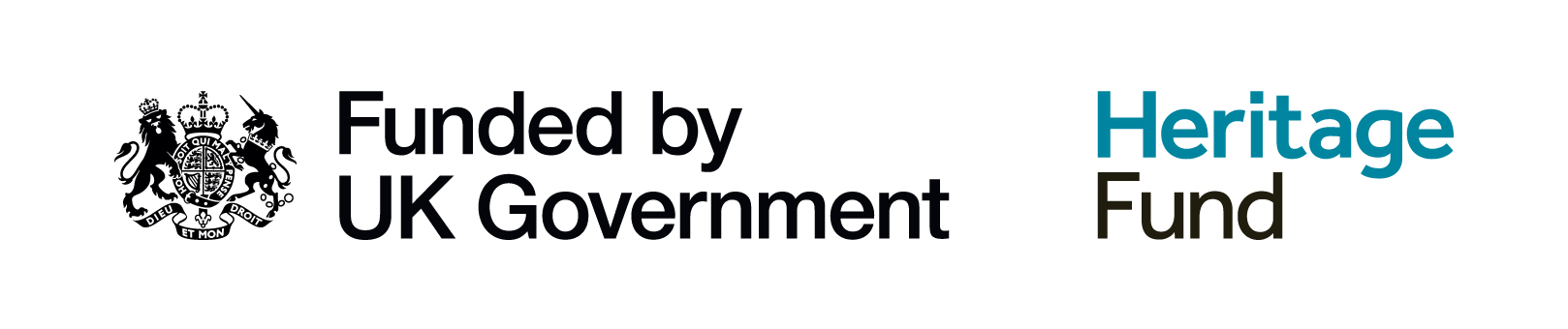 UK Government and Heritage Fund logos side by side
