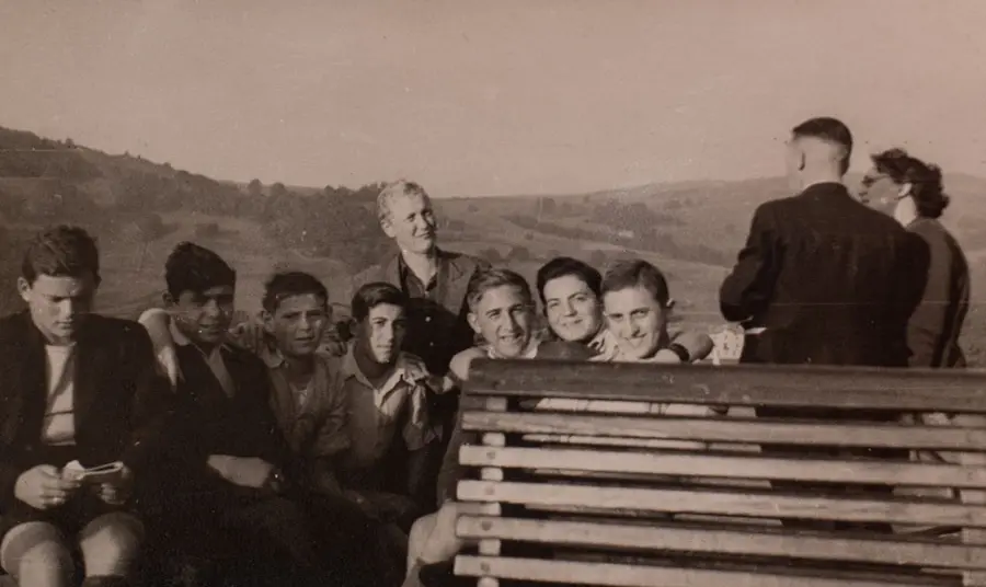 Ike Alterman and other Windermere children in the Lake District.