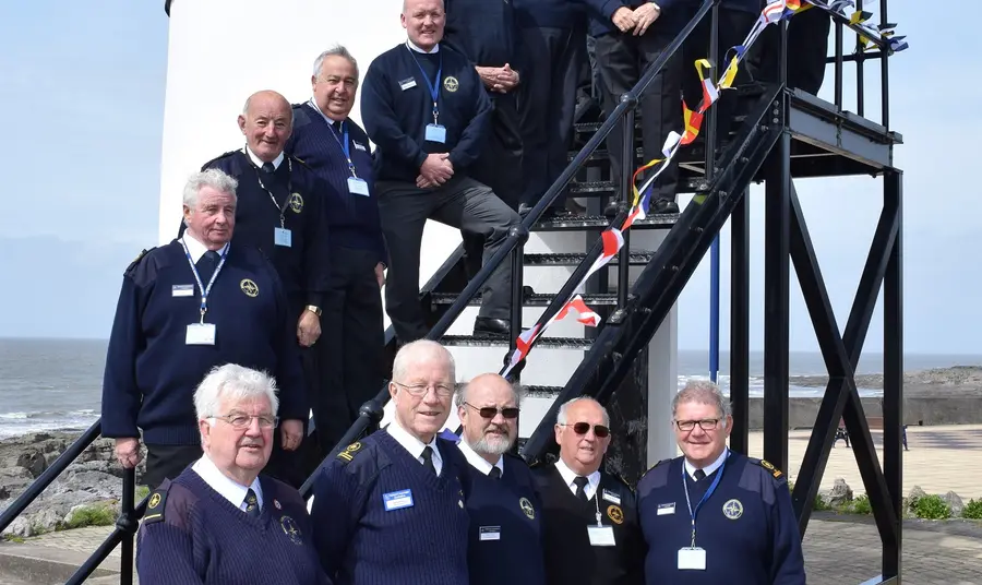 Dedicated volunteers of Porthcawl's Old Pilot's Lookout Tower 