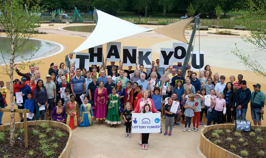 Park users say thanks to National Lottery players