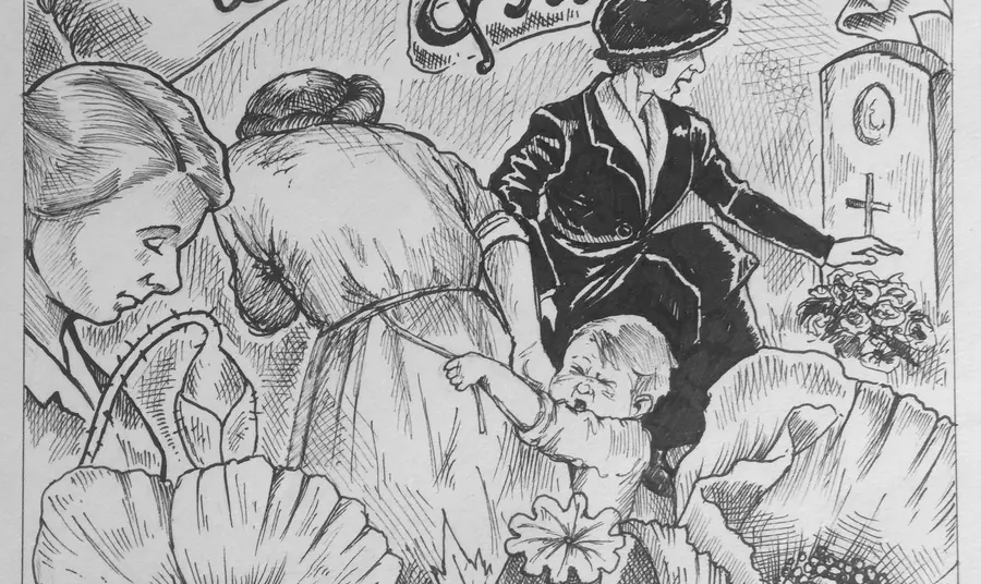 Design a Memory Square to help remember the stories of the Somme The Wives and Mothers by Lee O'Brien