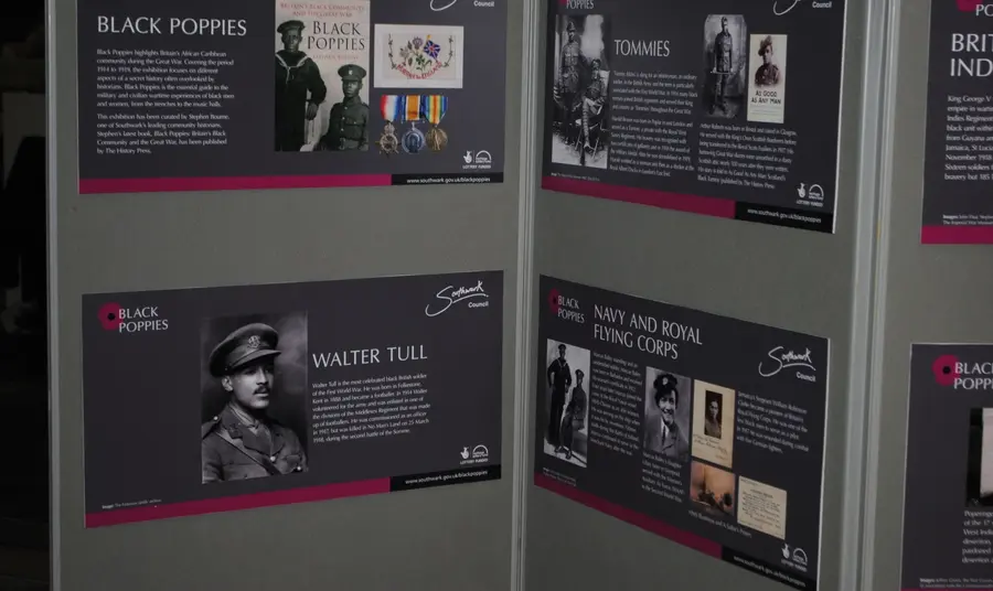 Project display boards in Southwark