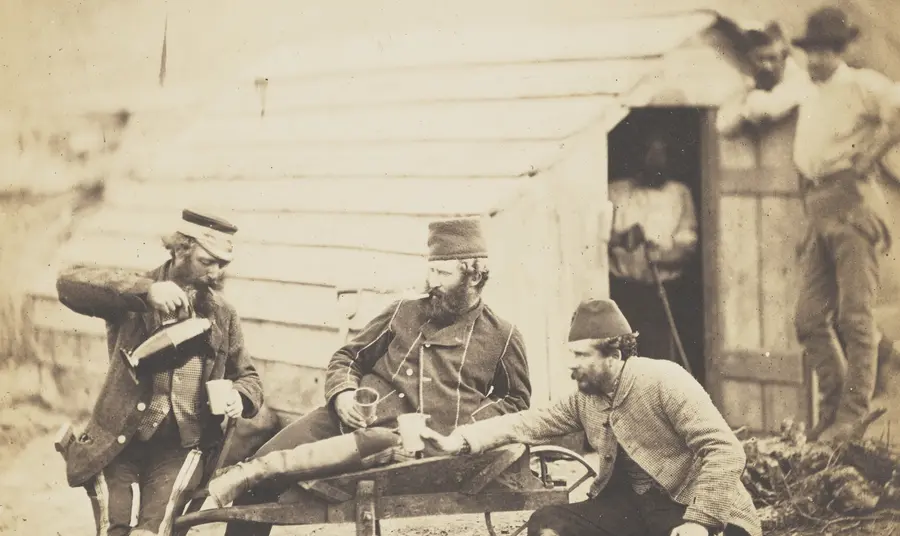 A print from the McKinnon Collection: Hardship in the Camp, Roger FENTON (1819-69)